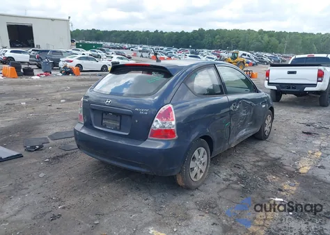 2010 Hyundai Accent Blue from USA, damaged, VIN KMHCM3AC8AU182130